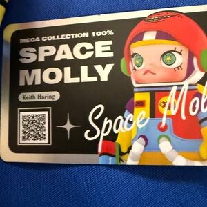 Mega Space Molly series #1 “ Keith Haring” Discontinued. Authentic